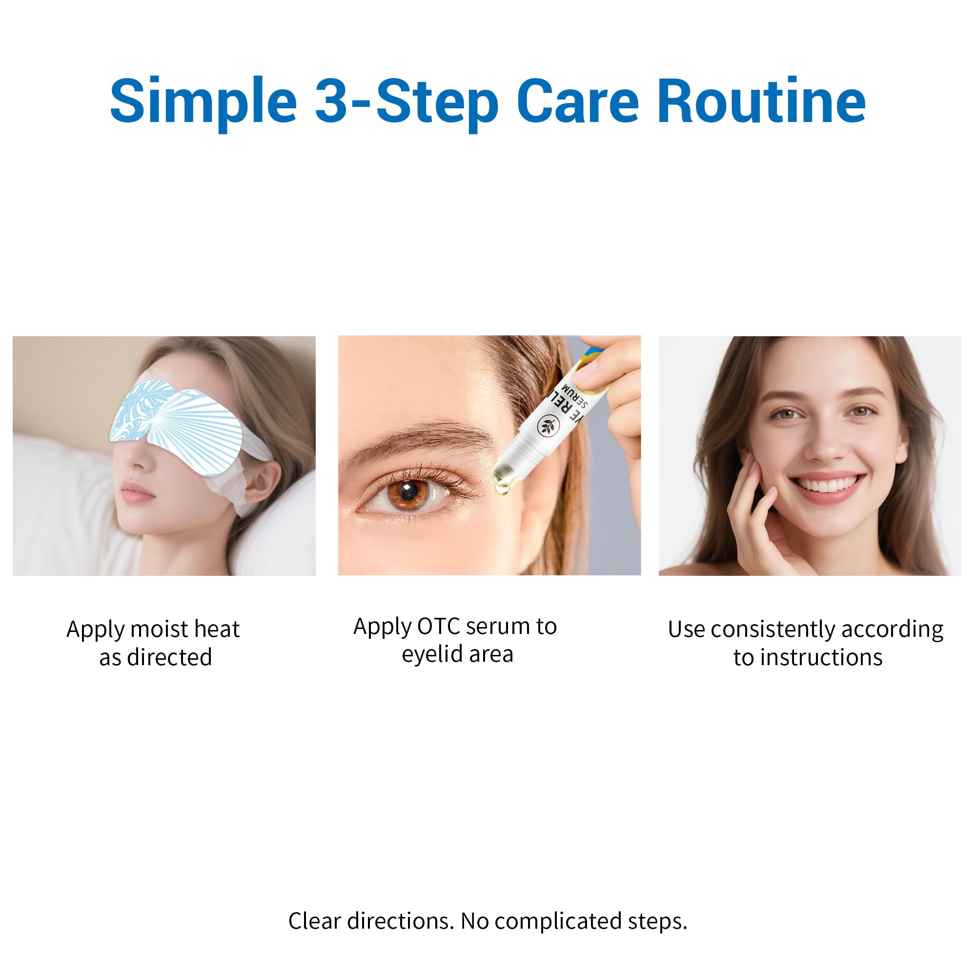 Stye Eye Relief Serum and Steam Eye Mask Kit