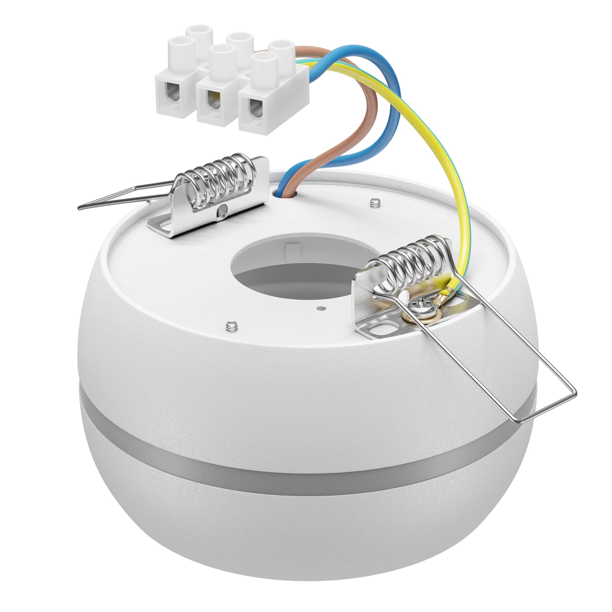 4 Plafoniere A Soffitto INEL In Acciaio Inox Opaco – Porta Lampada GX53, Max 25W, Altezza 18mm, Diametro 90mm, Per Interni - 4
