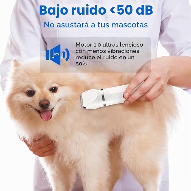 Foto 2 de 7 de Beihre 4 en 1 Silencioso Cortapelos para Perros y Gatos