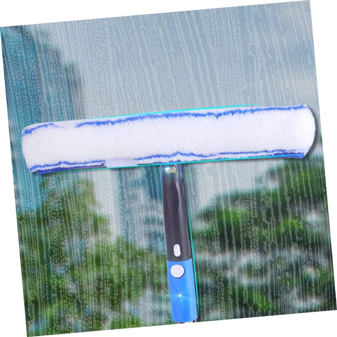 1set Window Squeegee Kit Window Cleaning Tool Extendable Squeegee Microfiber Dusters for Random Style