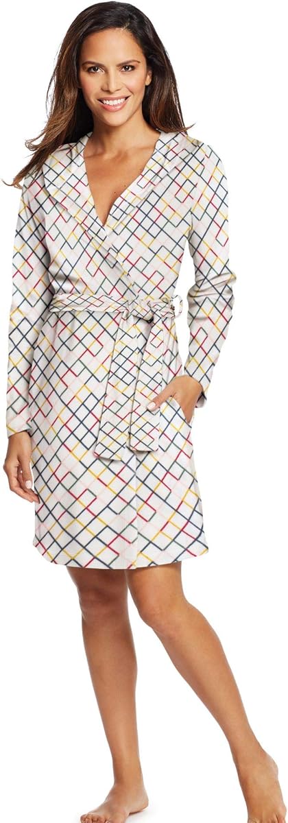 Maidenform Women's Fleece Hooded Robe