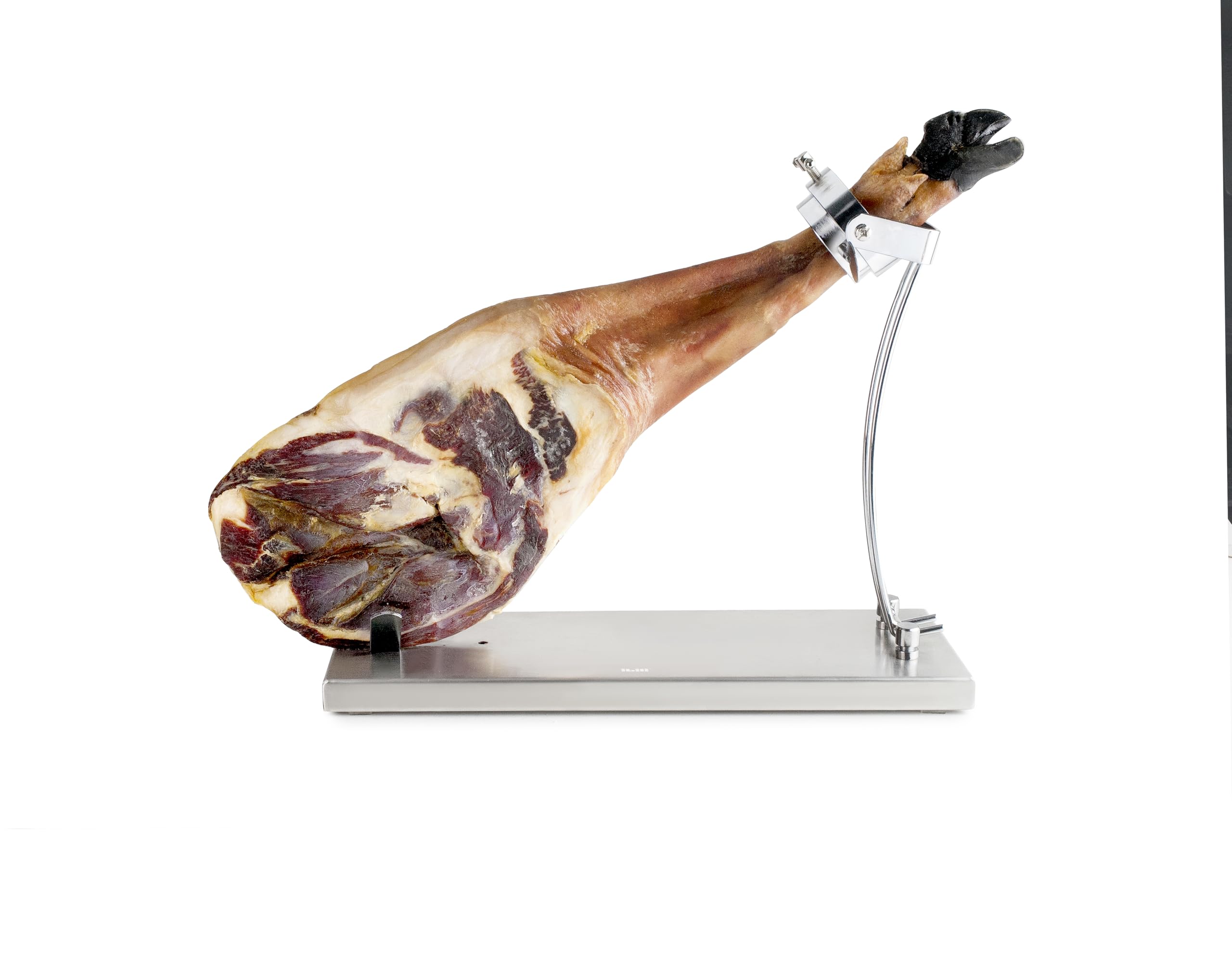IBILI Schinkenhalter, zusammenklappbar, drehbar, Gourmet-Schnitt, Edelstahl, 49 x 16 cm, Grau