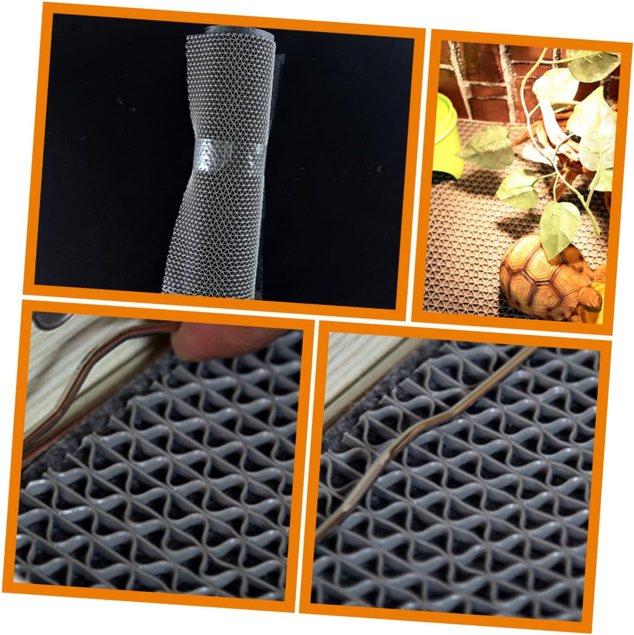 MERRYHAPY Tortoise Bedding Reptile Enclosure Mat Gecko Terrarium Liner Snake Substrate Reusable Carpet