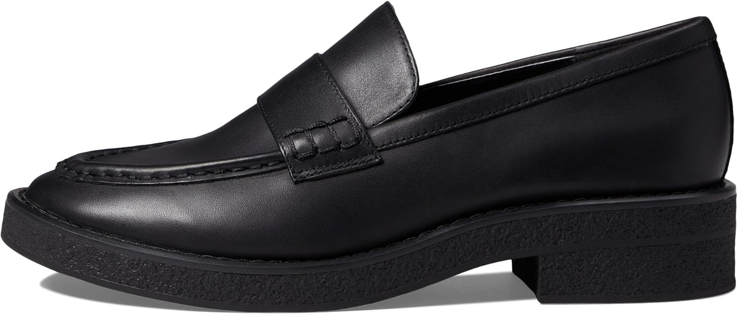 Aerosoles Women's Ulla Loafer, Black Leather, 9.5