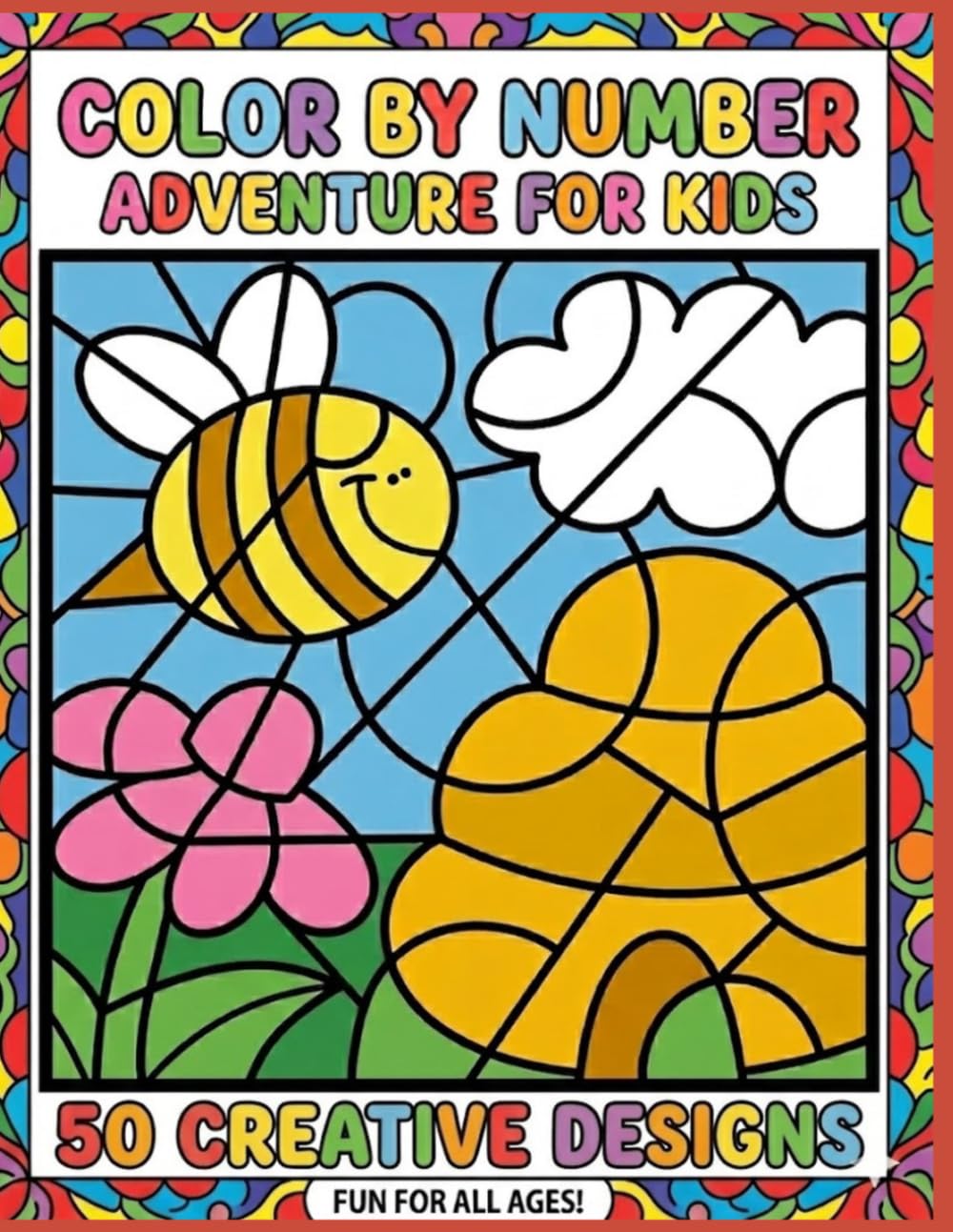 Color By Number Adventure For Kids: 50 fun designs