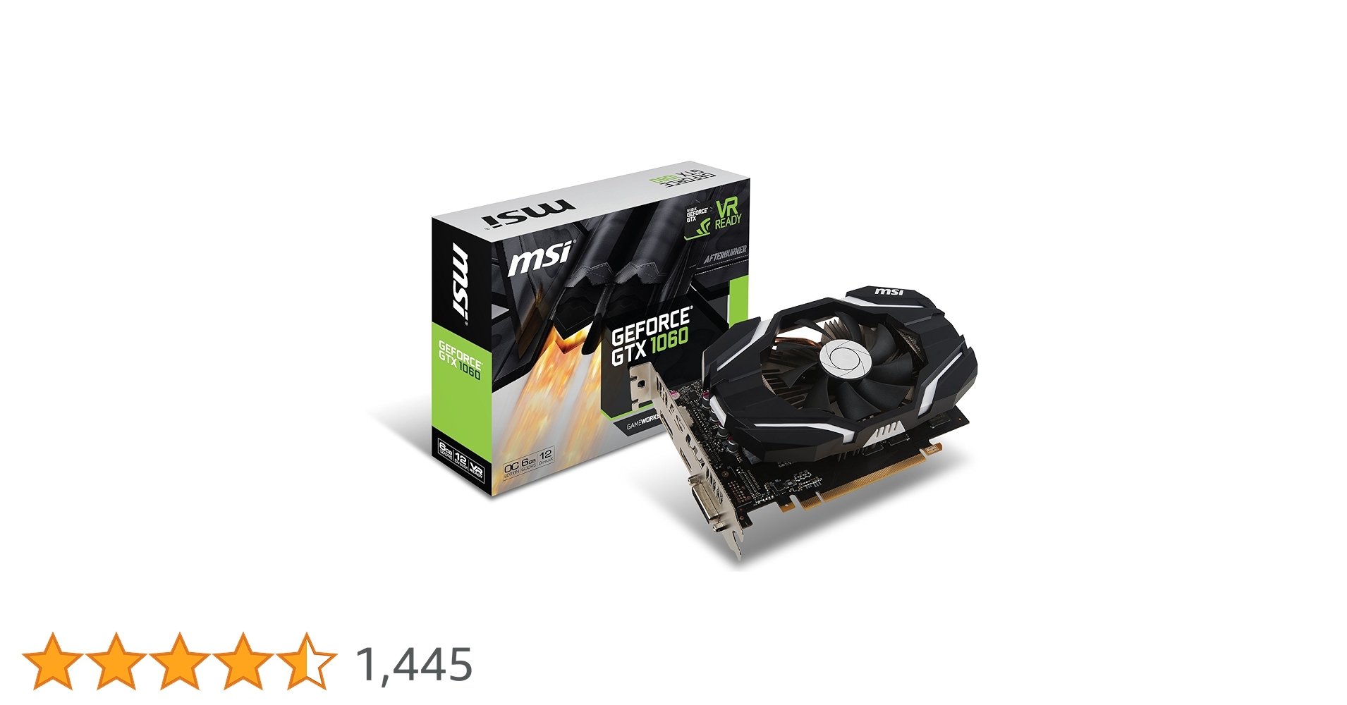 Amazon | GeForce GTX1060 6G OCV1 | MSI | グラフィックボード 通販