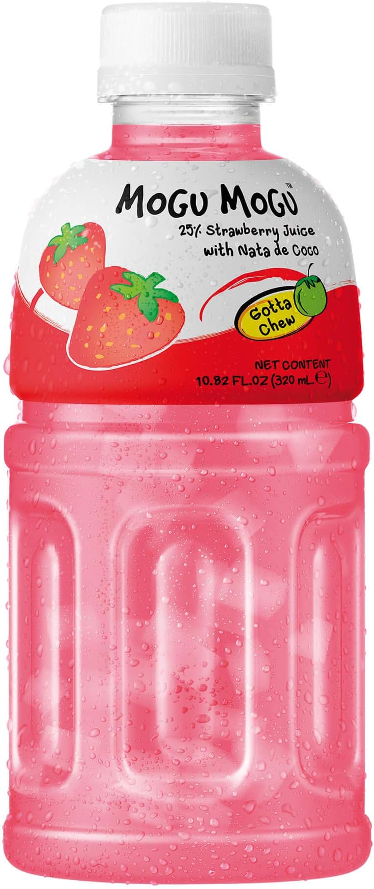 Strawberry Nata De Coco Juice, 10.82 Fl Oz (6 Bottles)