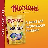 Vista 5 de Mariani Ciruelas secas sin hueso, sin azúcar añadido, 30 onzas (paquete de 1) - Bolsa resellable