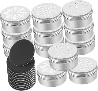 1 Set Dog Training Scent Tins Kit Metal Storage Canisters with Magnetic Dots for Scent Training Durable Containers for Dog Nose Work Includes Types
