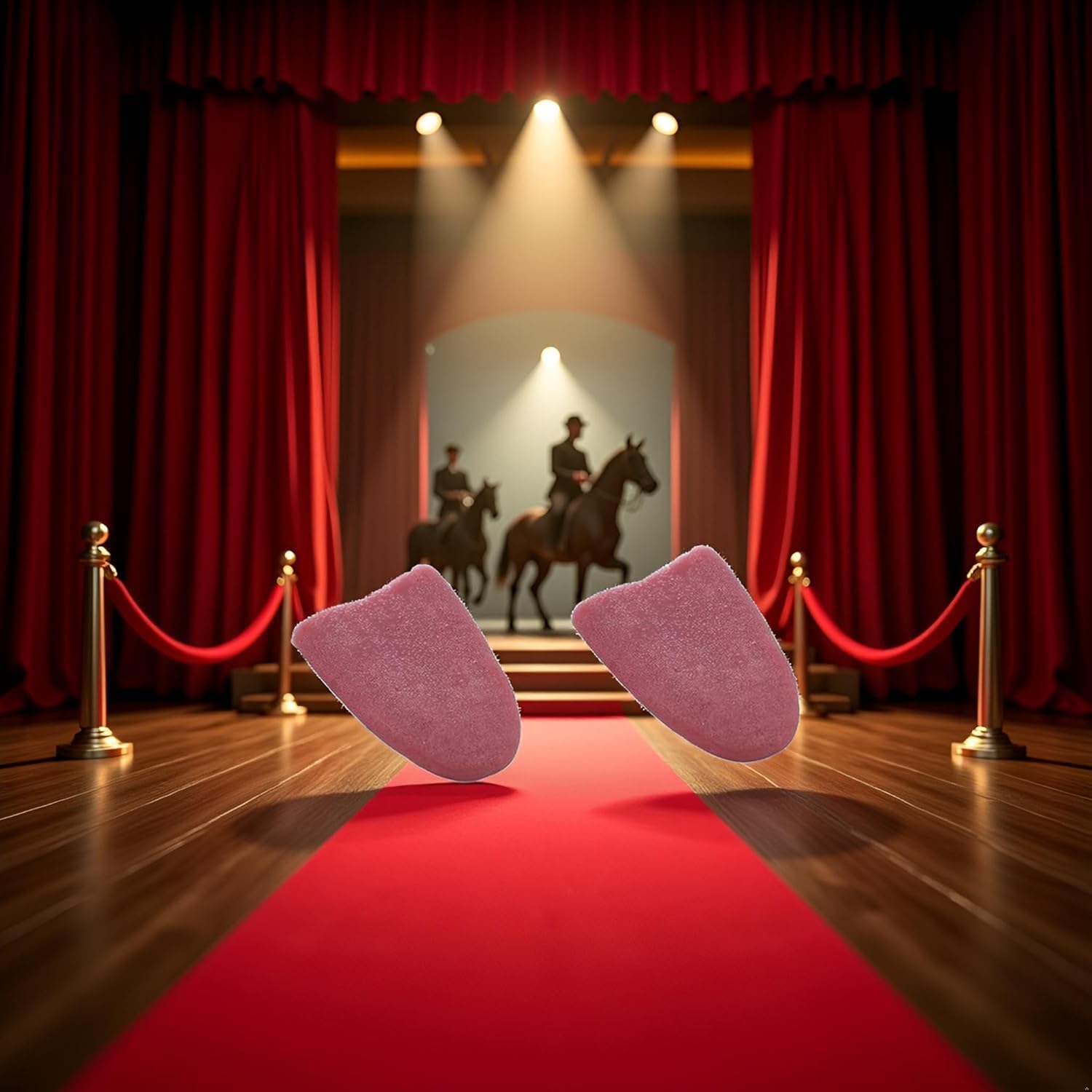 4Pcs Realistic Fake Tongue Gross Jokes Prank Magic Tricks Halloween Horrific Magicians Props Fashion Processing Novelty Props, Decorations