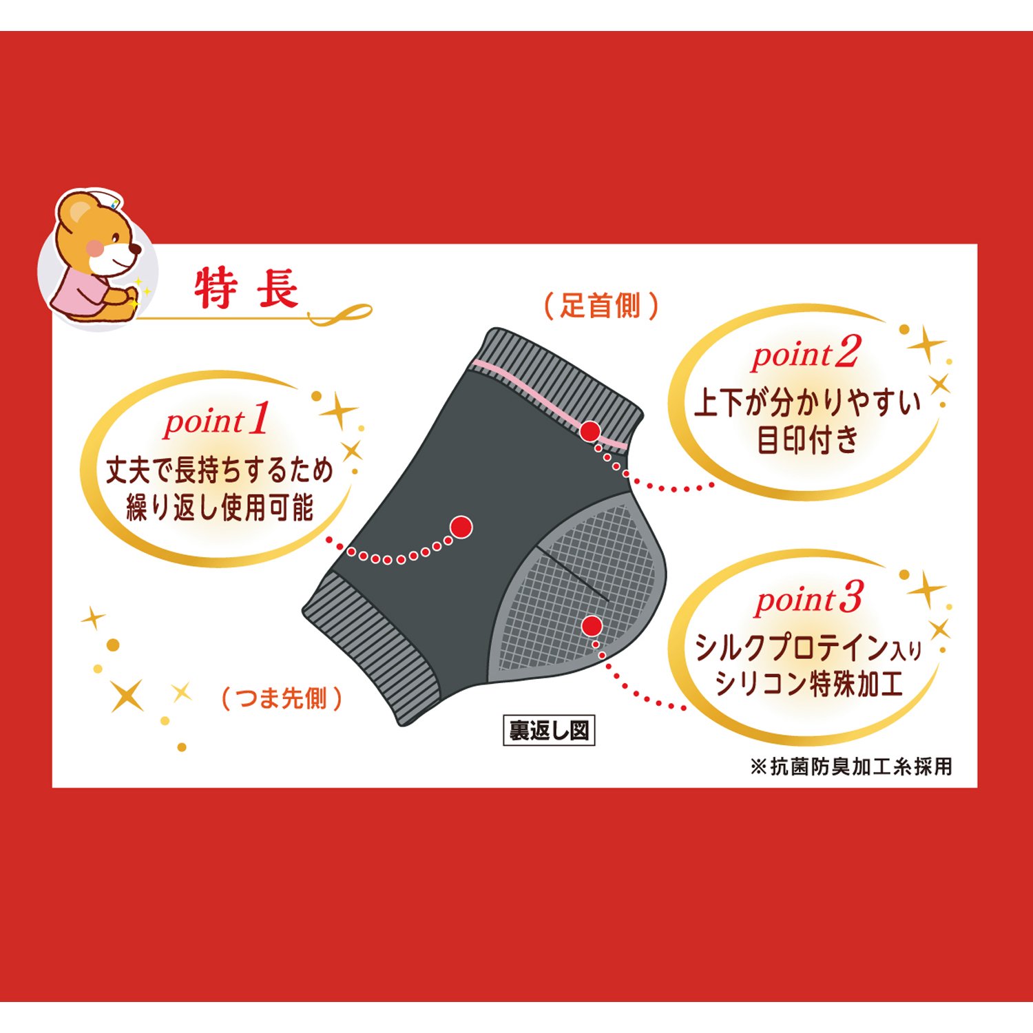 Amazon.co.jp: レッグオン はくだけつるつる かかとケア ショート 
