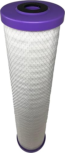 Miniatura 6 de Home Master Whole House Sedimento de 4 capas 25 abajo a 1 micrón, carbono catalítico de flujo radial, 2 orings y grasa, 20gpm, juego de filtros de