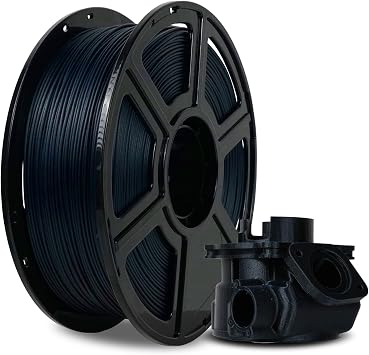 FLASHFORGE Carbon Fiber PETG Filament 1.75mm, Carbon Fiber PETG 3D Printer Filament, 1KG Spool Dimensional Accuracy +/- 0.02mm, Lightweight & Heat-Resistant & Moisture Free PETG-CF Midnight Blue