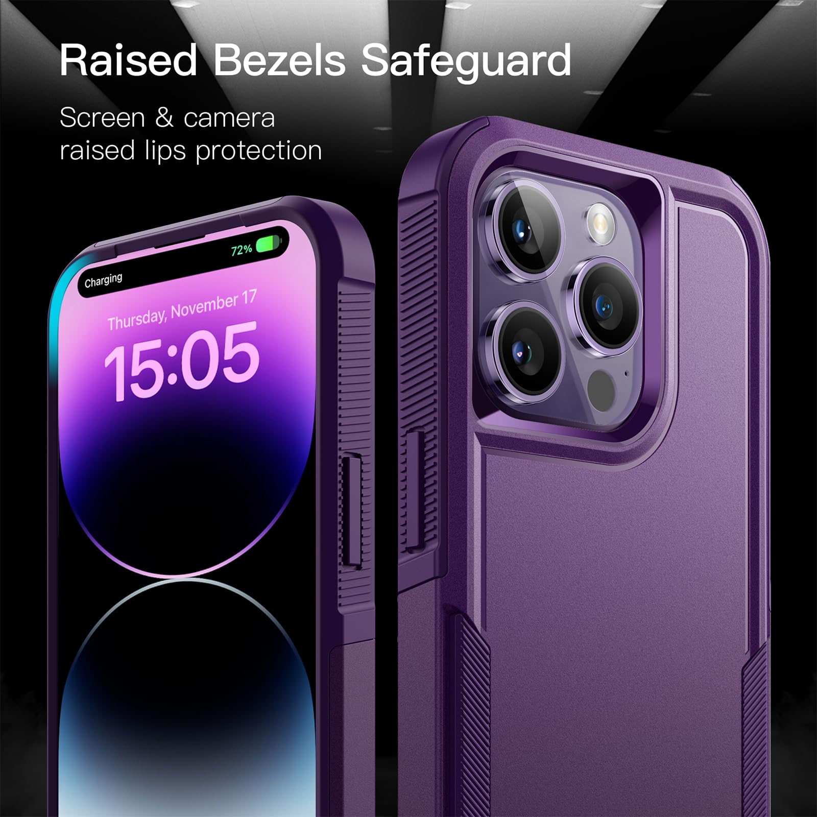 JETech Cover per iPhone 14 Pro Max 6,7 Pollici, Antiurto