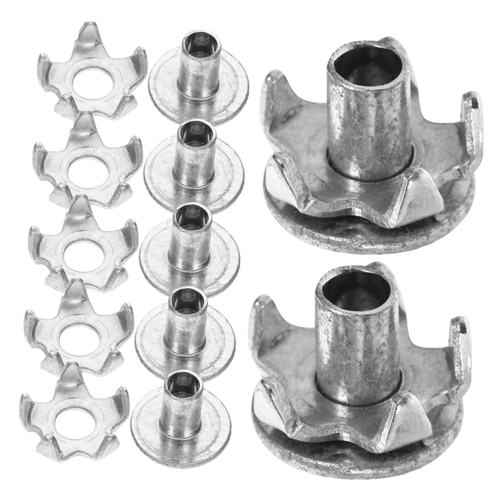 NOLITOY Snow Shoe Spikes 15pcs Steel Traction Nails for Walking Hiking Dress Shoes