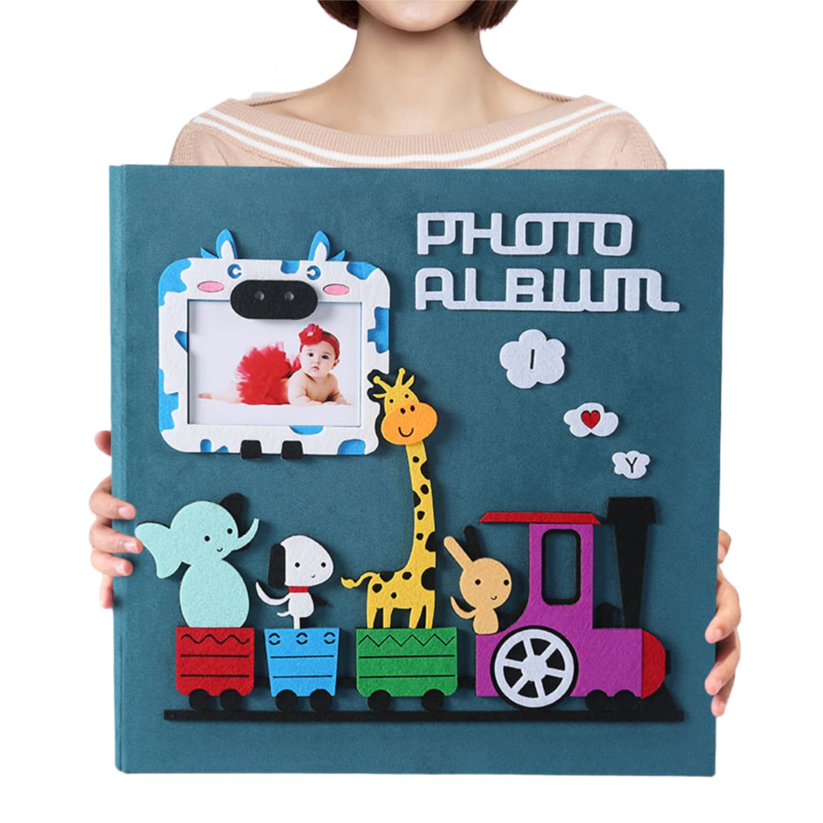 LANGZDHE Álbum Infantil intersticial, álbumes de Fotos de Gran Capacidad de 5 Pulgadas 300, álbumes de Bodas, álbumes conmemorativos de la Escuela Primaria para niños.