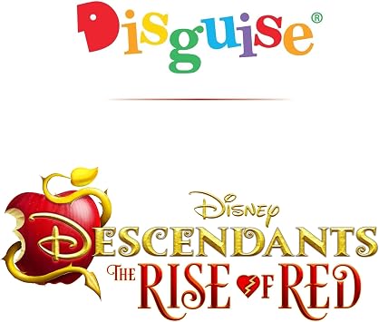 Descendants Pocket Watch, Official Disney Descendants The Rise of Red Pocket Watch, Plastic Faux Costume Accessory, One Size