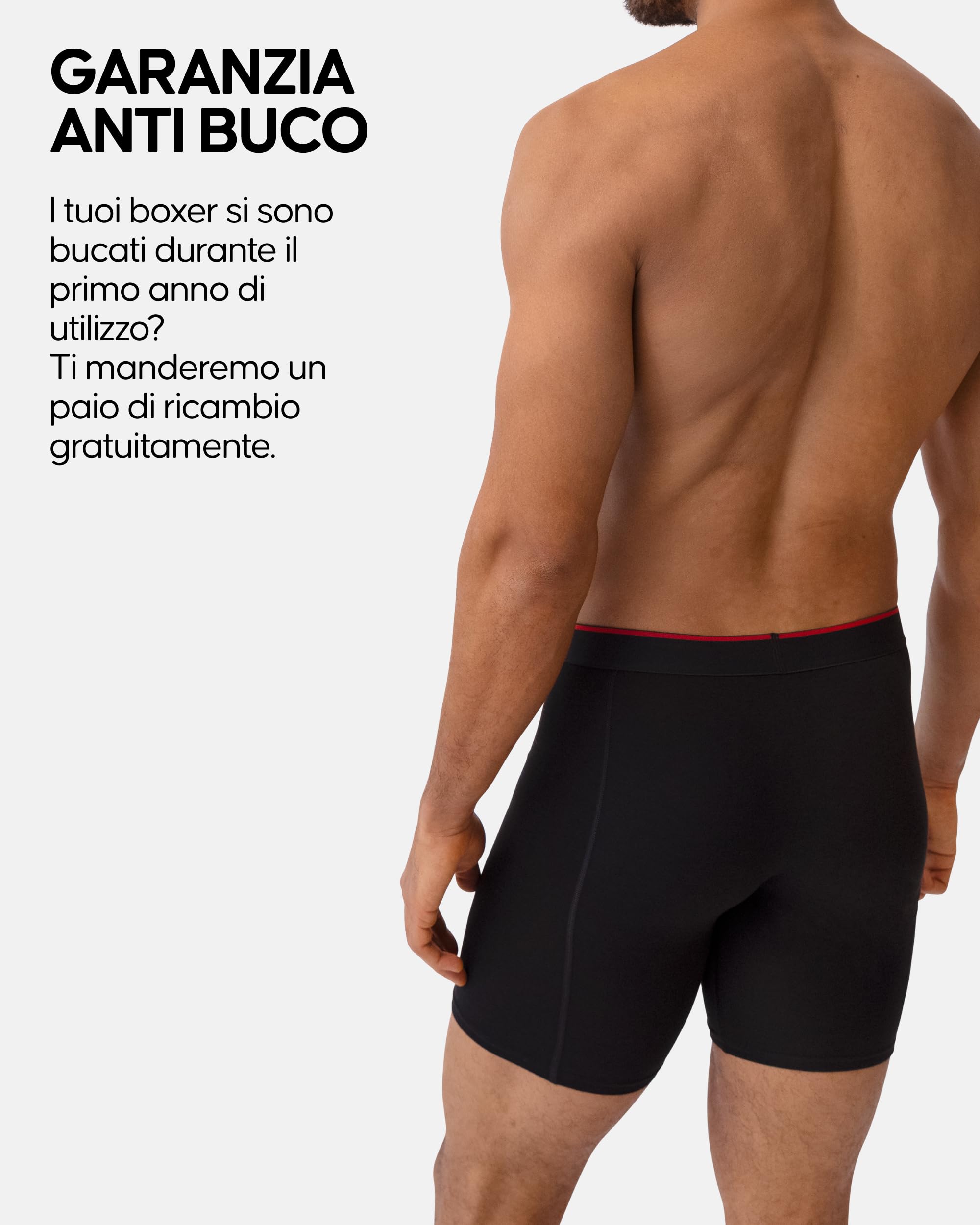 DANISH ENDURANCE Boxer Uomo Lunghi in bambù Ultra Morbido, Mutande Boxer a Pantaloncino in Bamboo, 3 o 6 Paia