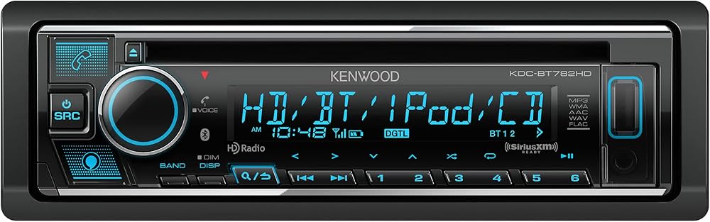 KENWOOD KDC-BT782HD Single DIN Bluetooth CD Car Stereo Receiver