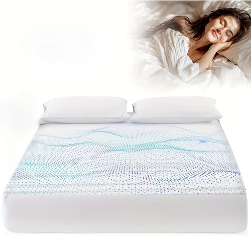 Grounding Sheets, 95% algodón orgánico + 5% fibra plateada, sábana bajera ajustable conectada a tierra con cordón de conexión a tierra (beige,