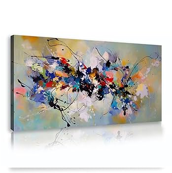 承想文字-002 / Aiカラフルな抽象画 キャンバス 承想文字-002 / Aiカラフルな抽象画 キャンバス 承想文字-002