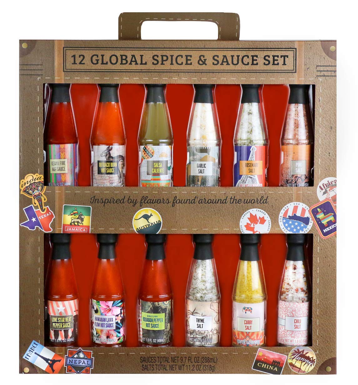 Thoughtfully Gourmet, Global Spice and Hot Sauce Collection