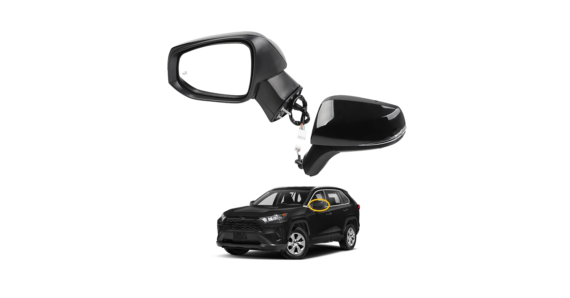 Amazon.com: Dasbecan Left Driver Side Mirror Compatible with 2019