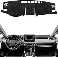 Vista 11 de KEYOOG Cubierta de Tablero Alfombrilla de Salpicadero Compatible con to-yota 4Runner 2009-2003 (para Conducción a la Izquierda), Alfombrilla