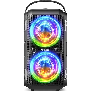 W-KING Enceinte Bluetooth Puissante, 180W Max Party Haut Parleur - Les Beatles, Paul McCartney, John Lennon, RIngo Starr, George Harrison