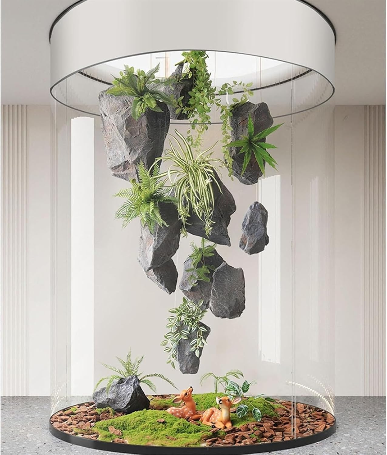Landscape Rock Well Covers For Yard Decorative,PU Foam Fake Rocks, Decorative Outdoor Faux Rock Covers, Versatile Yard Décor Rocks, Realistic Artificial Landscape Stones, Lightweight Septic Tank Cover