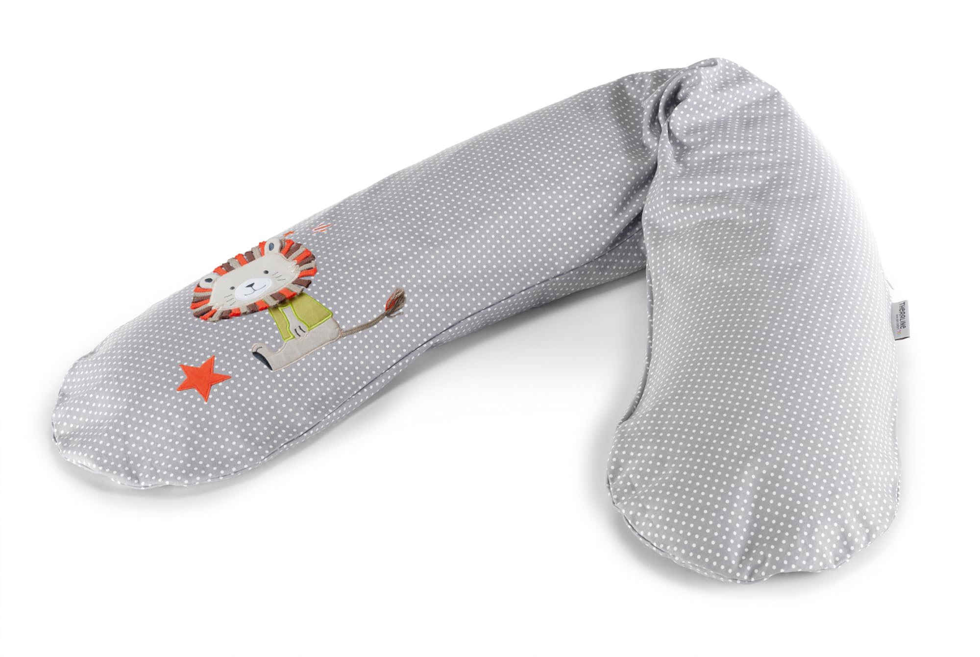 Theraline almohada puntos 190 cm Lactancia Lactancia de accesorios gris 26 Löwe Knistertier