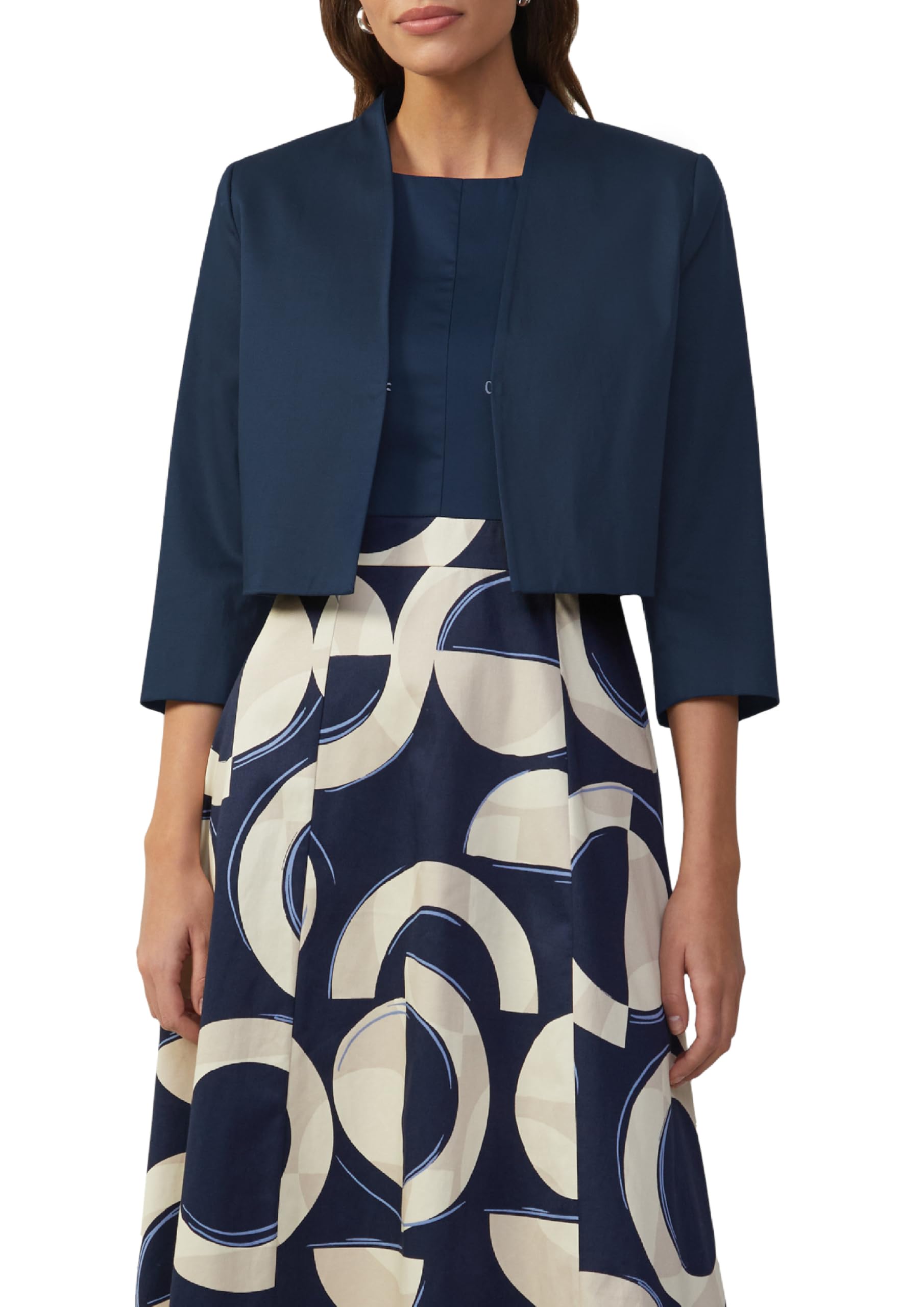 s.Oliver Verkürzter Blazer mit 3/4-Ärmeln