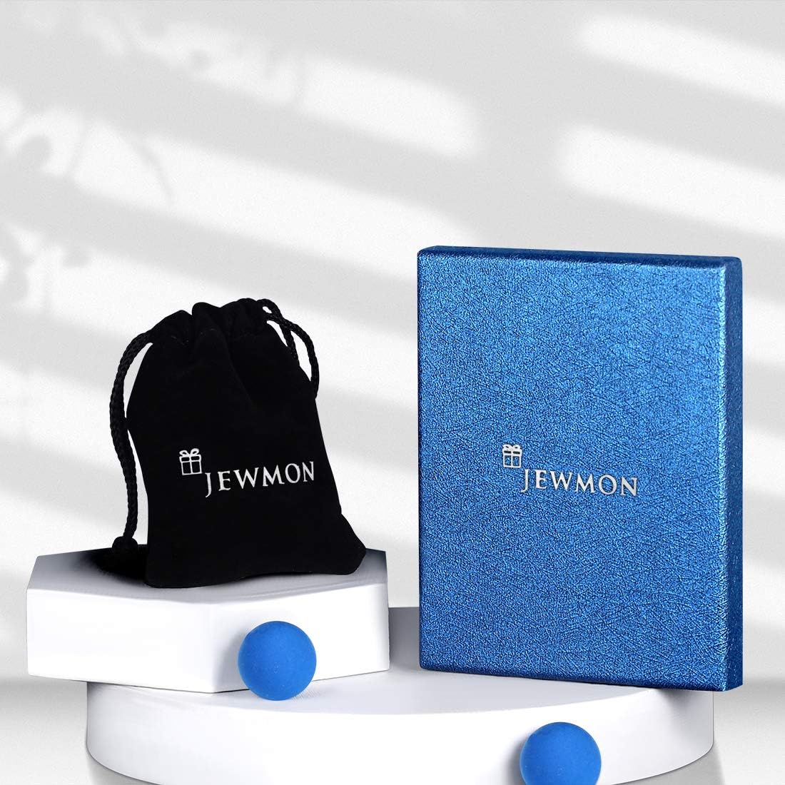 Jewmon 925 Sterling Silver Pentagram Necklace - Fine Jewelry Gift for Women Men's Pentacle Pendant Charm Gothic Wiccan Crescent Moon Cross Evil Eye Amulet - Image 9