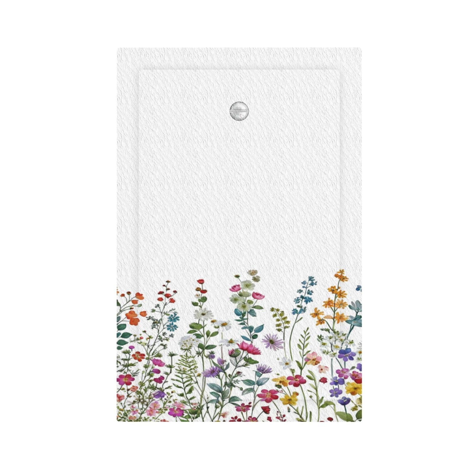 WMHUSU Decorative Light Switch Plate Covers Rustic Colorful Wildflower Weeds Boho Plants 1 Gang No Device Switch Cover Plate Single Blank Wall Plate Switchplate Electrical Faceplate for Home Decor