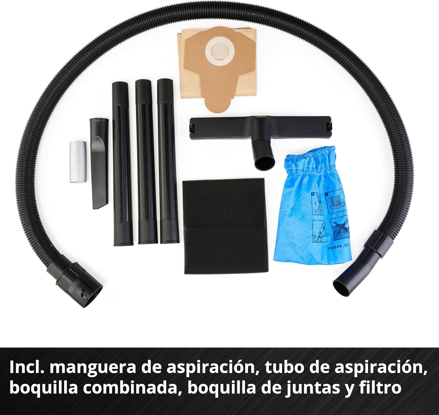 Einhell TC-VC 18/15 Li-Solo Power X-Change Aspirador en seco y húmedo 18V 15L Li-Ion