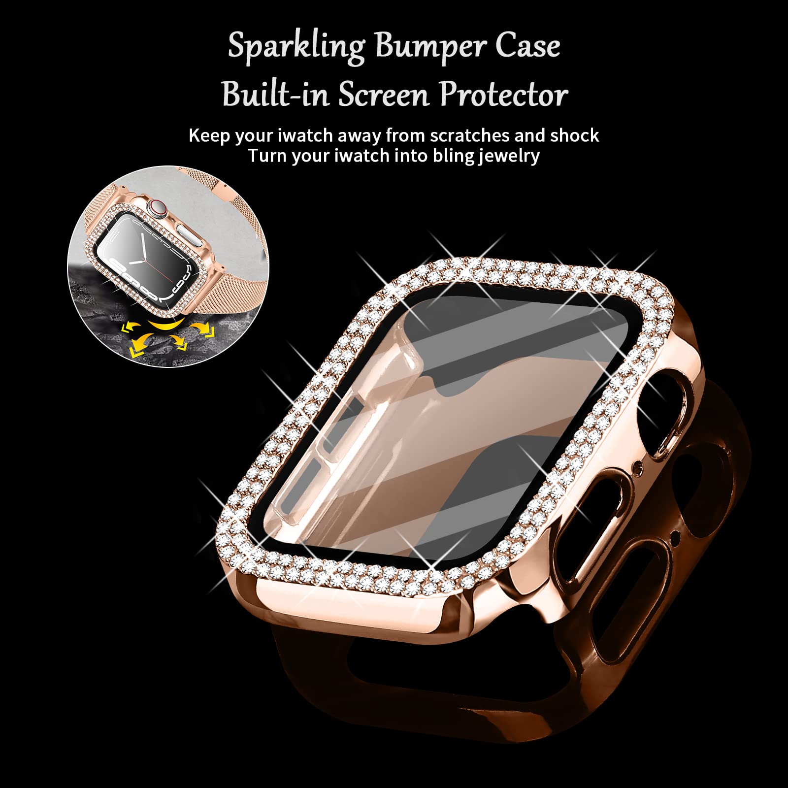Amazon.com: Joyozy Slim Stainless Steel Band Compatible with 