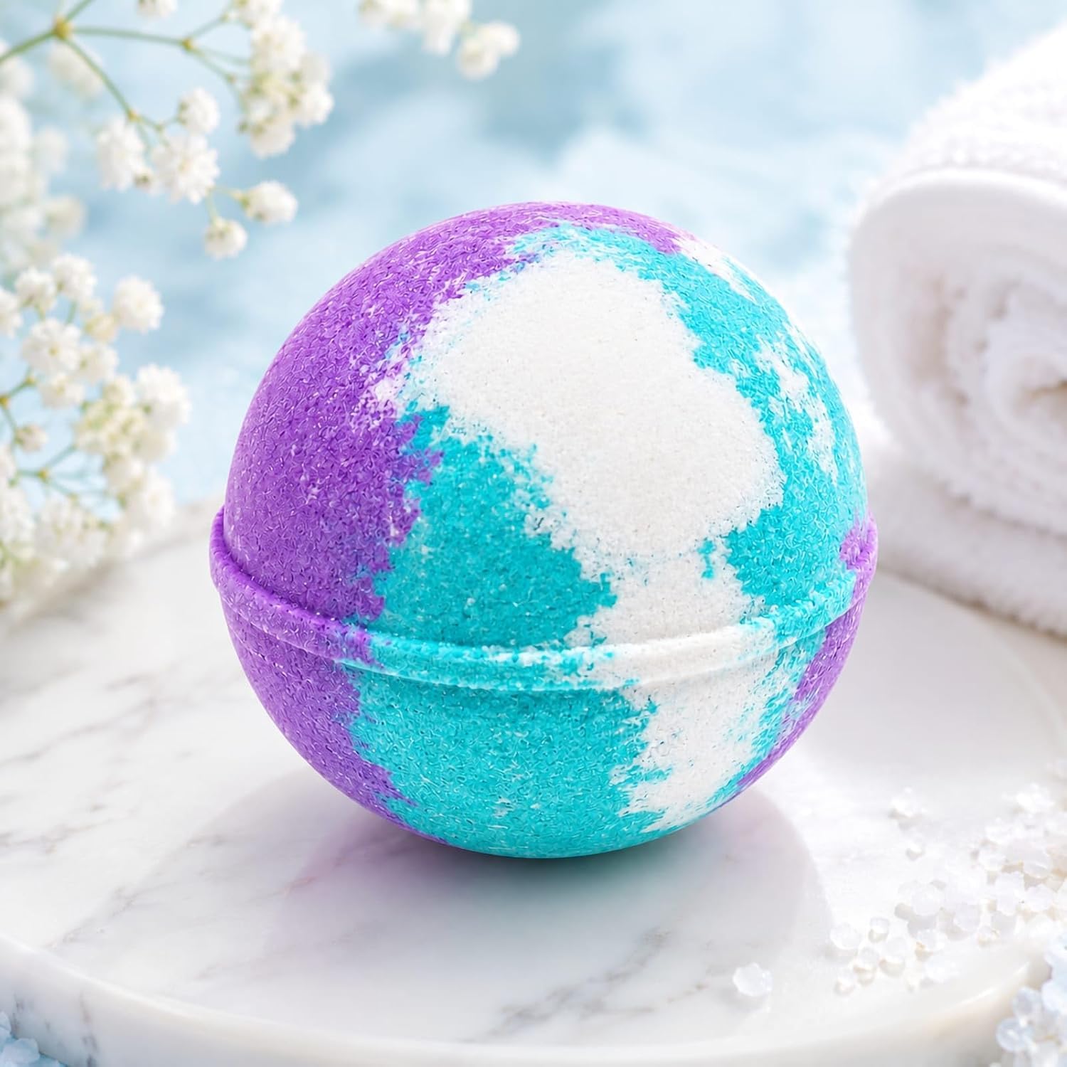 Bath Bombs with Toys Inside, Colorful Fizzy Bubble Bath Bombs with Sea Animal Surprise, Ocean Theme Bath Salt Balls Gift Set for Easter Basket Stuffers (Pack of 1)-image-43