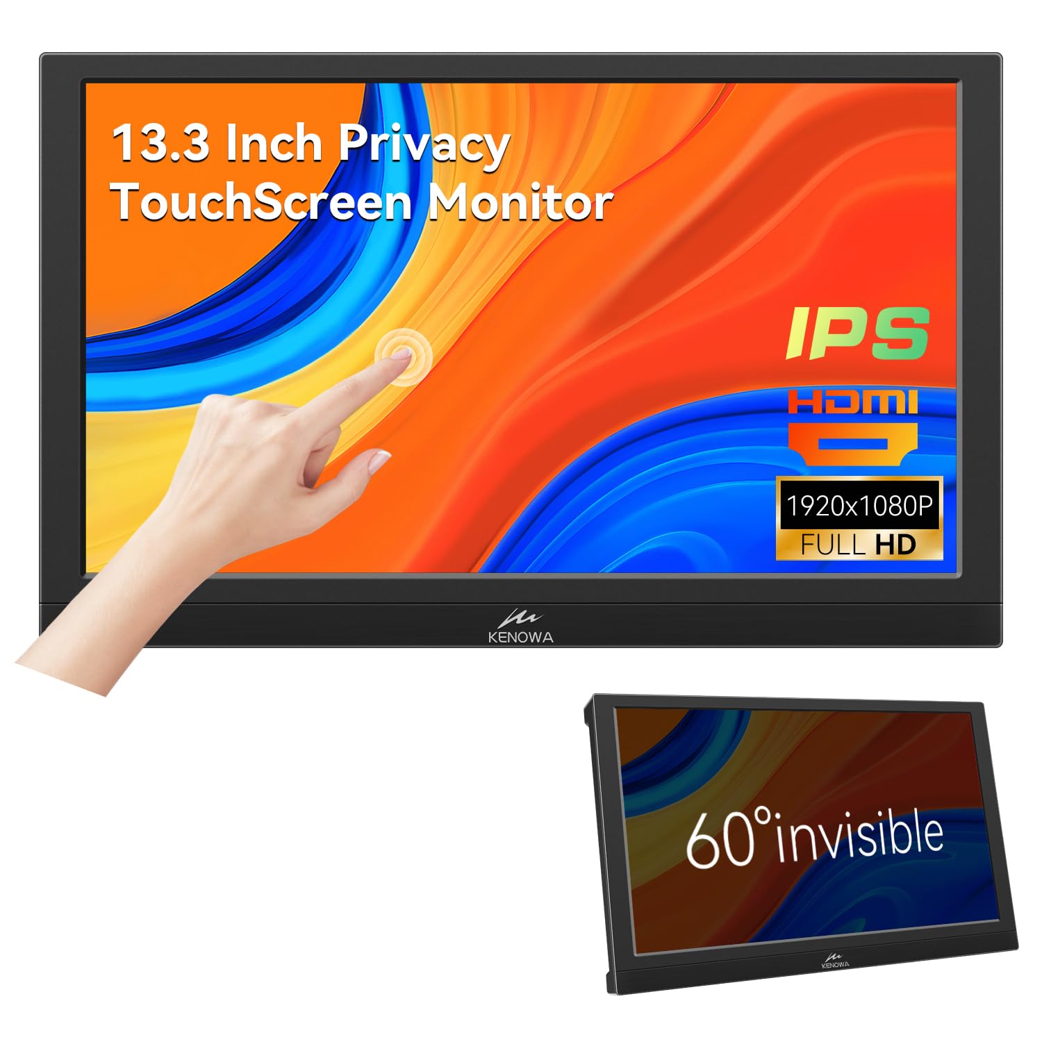 Amazon.com: Kenowa Touchscreen Portable Monitor 13.3 Inch