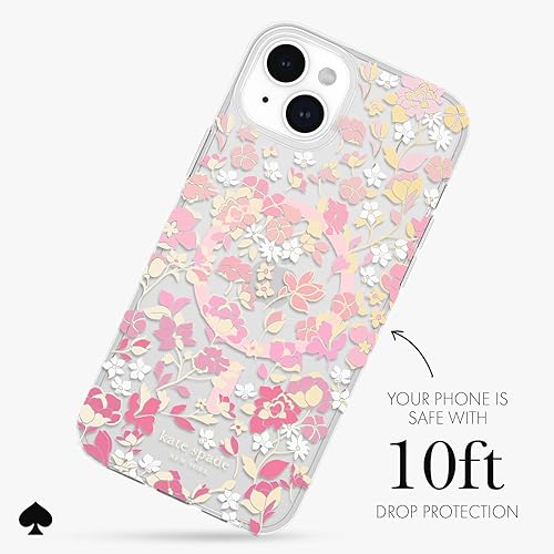 Miniatura 3 de Kate Spade New York - Funda para iPhone 15 Plus, compatible con MagSafe, color rosa degradado