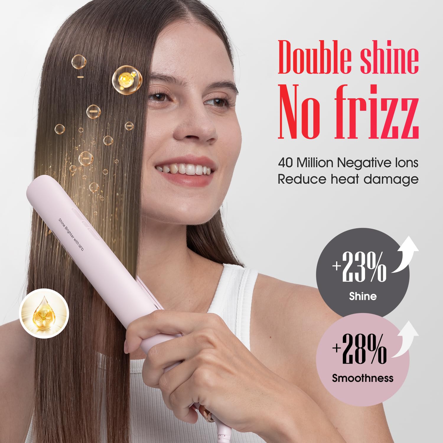 LENA Chapinha Alisadora De Cabelo H2, Modelador De Cachos E