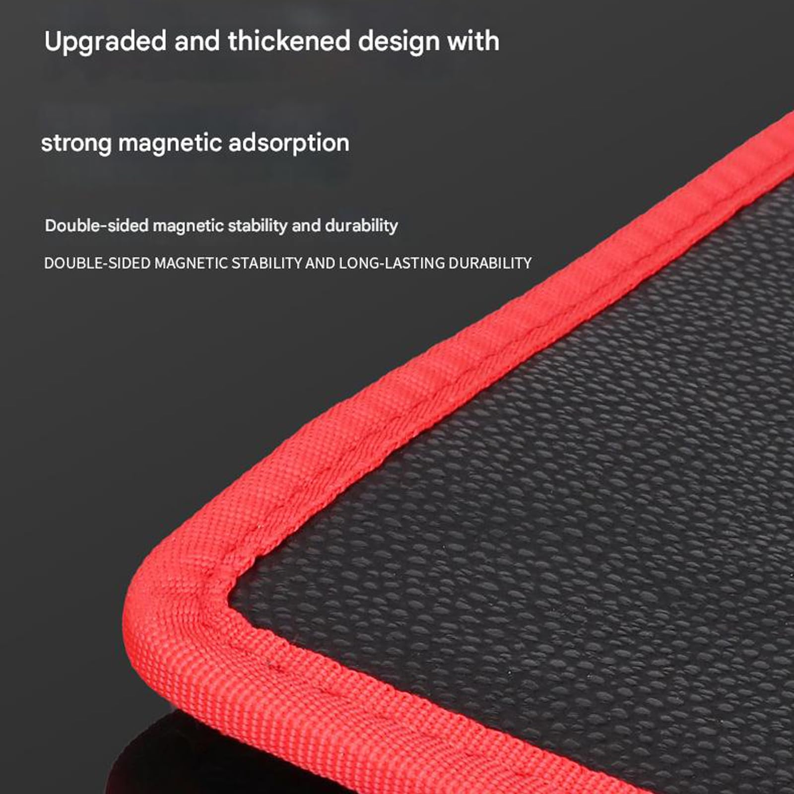 Confezione da 3 tappetini magnetici per attrezzi in pelle PVC Antigraffio Resistente all ' usura e alle macchie d ' olio Adatto per condizioni officina difficili Tappetini da lavoro magnetici