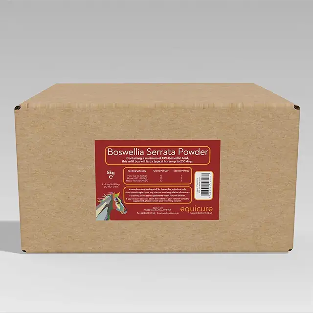 Boswellia Serrata Pulver für Pferde - Natürlicher Weihrauch für Gelenkgesundheit