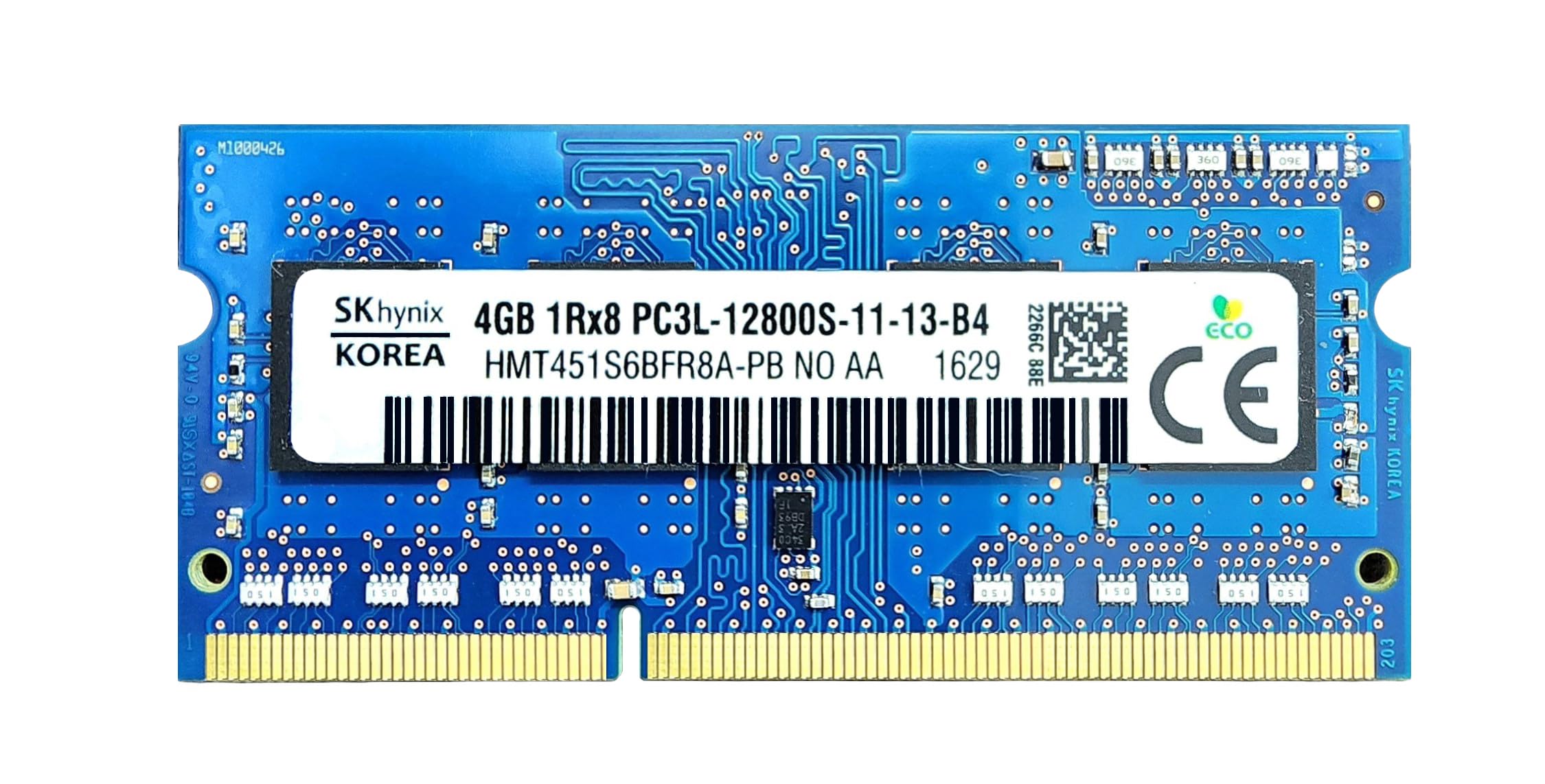 High-Performance - DDR3 4GB RAM for Laptop 1600mhz - 1.35v Low Voltage, PC3L-12800s - Upgrade Replacement for Hynix DDR3 RAM 4GB - HMT451S6BFR8A-PB (Korea)