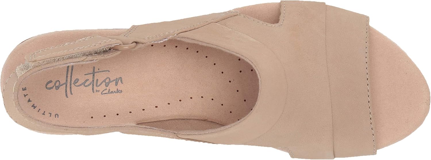 Clarks Women's Annadel Ivory Wedge Sandal
