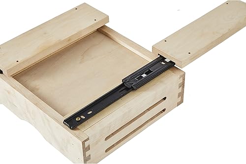 Miniatura 4 de CabinetRTA Wood Pull Out Spice Rack Organizer for Cabinet – 12"(W) x 10"(D) x 4"(H) for Upper Kitchen Cabinets and Pantry Closet, for Spices