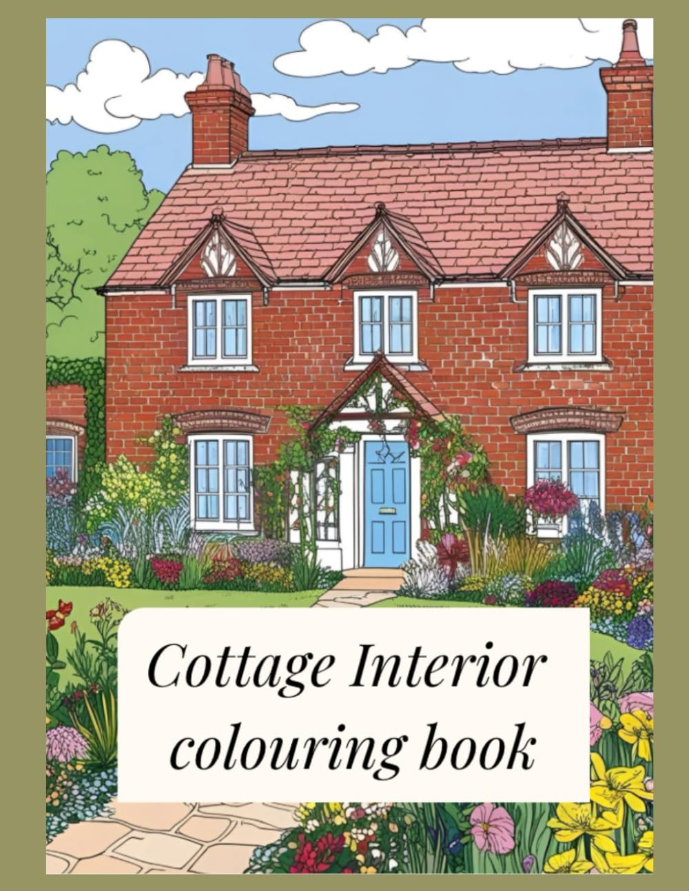Cottagecore Interior Colouring Book: A Whimsical Home Decor Coloring Journey for Adults | Cozy Rooms, Rustic Vibes & Vintage Aesthetic Escapes