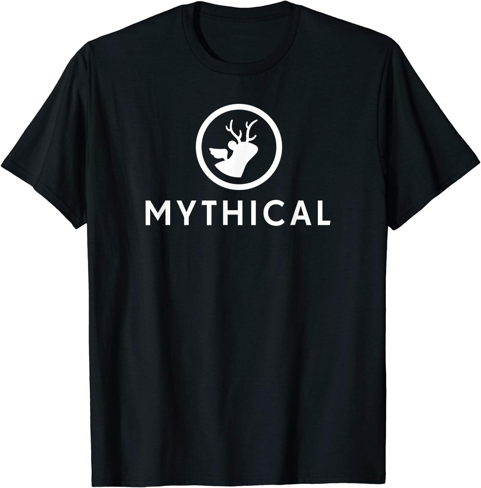 MYTHICALWhite Logo T-ShirtOEKO-TEX STANDARD 100