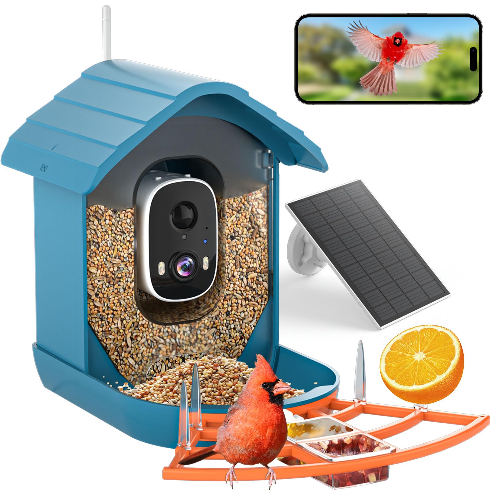 NAVFS Bird Feeder 1.8L