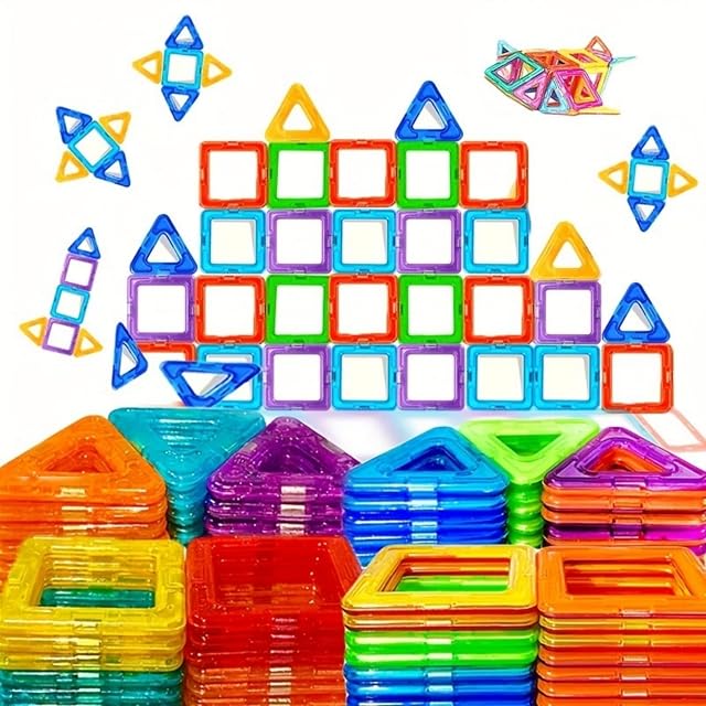 Bloques de construcción magnéticos para niños, juego de juguetes magnéticos