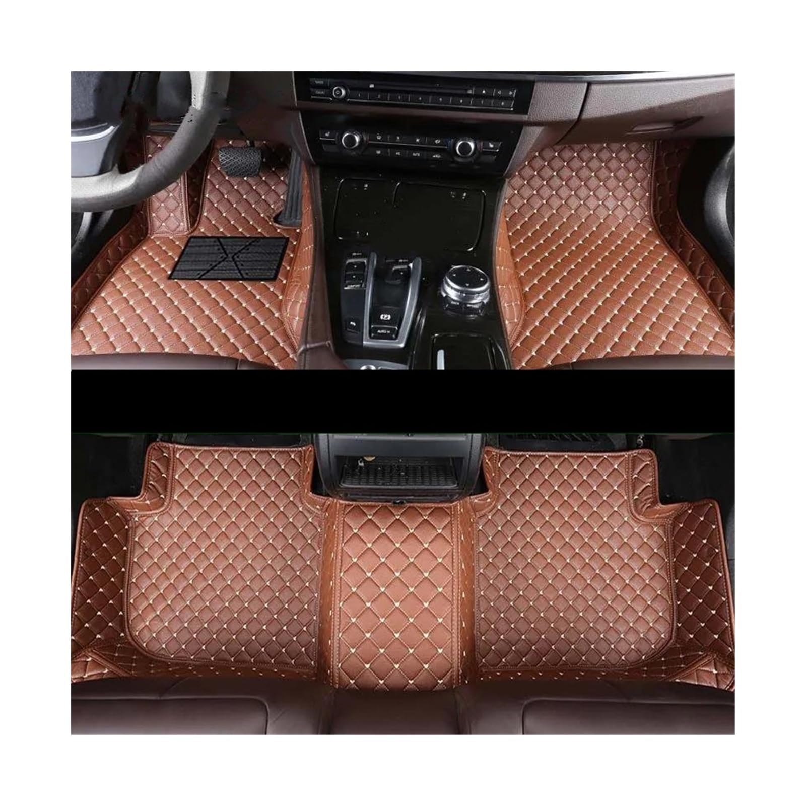 Tapis de sol de voiture personnalisés face à la pluie et la boue en famille